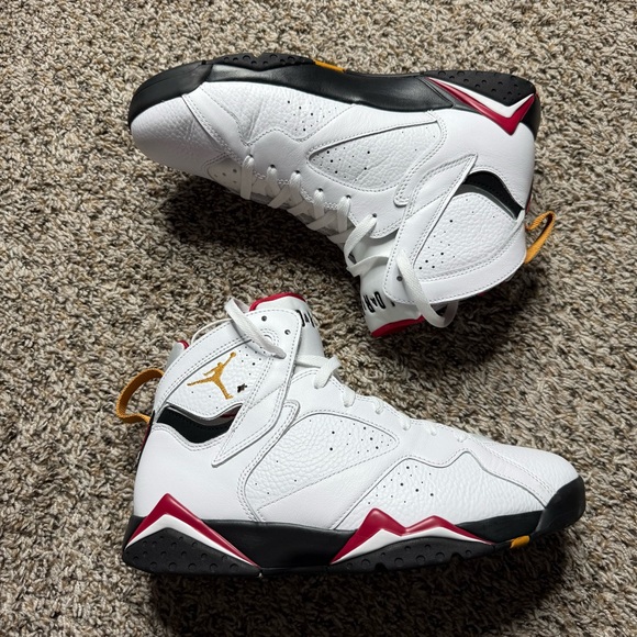 Air Jordan 7 Retro White Sneakers - Picture 4 of 13